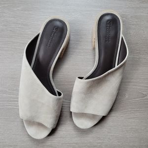 Mercedes Castillo Heeled Sandal Mules Size 10.5